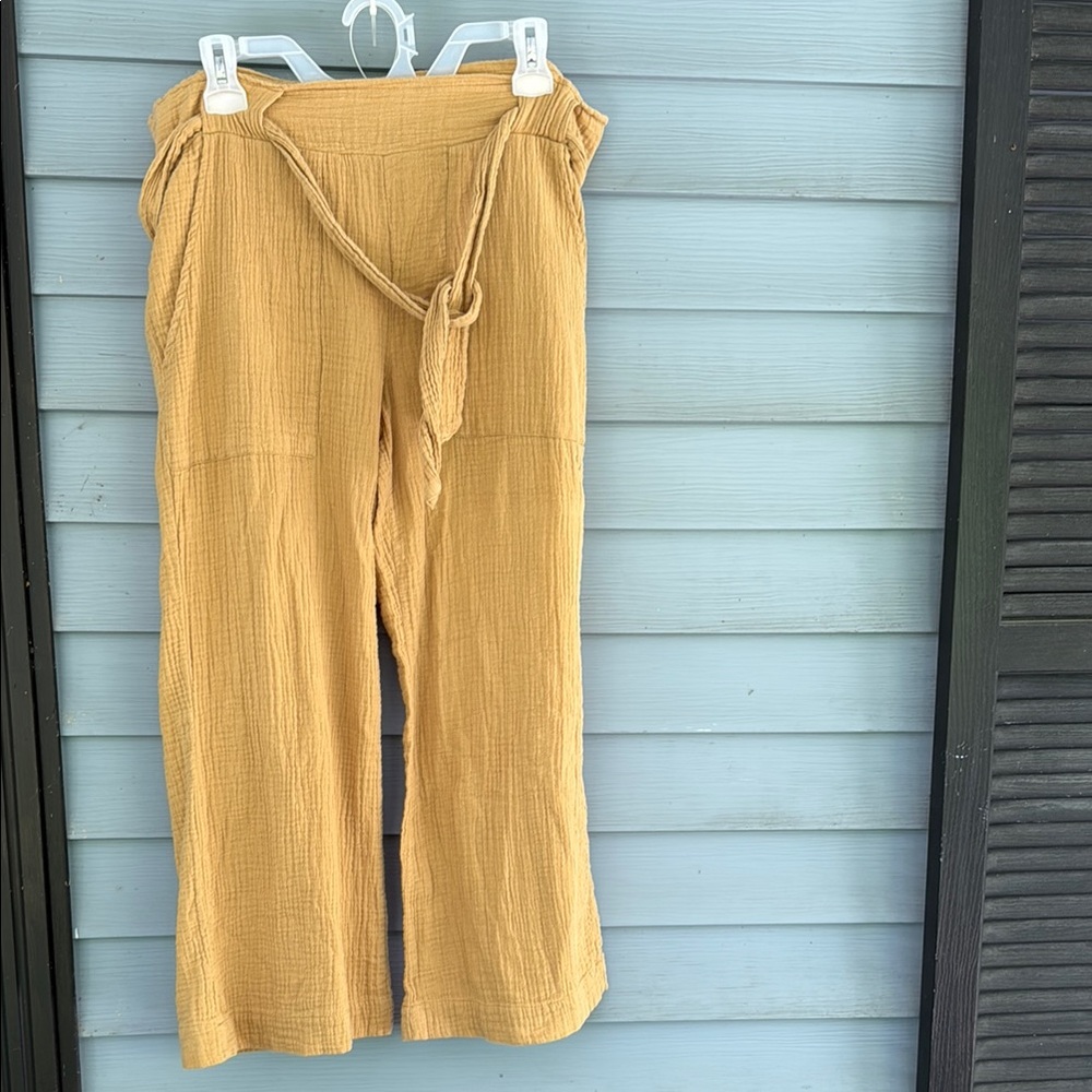 Indigo Rein Mustard Palazzo Pants